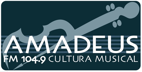 fm Amadeus FM 104.9 onlie. FM y AM Radios Online por internet. fm y am radios online logo